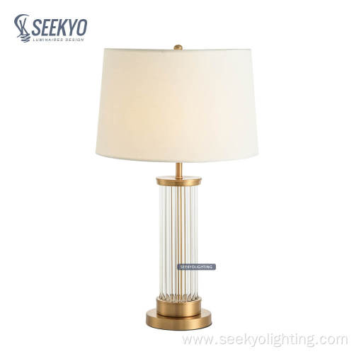 Luxury Deco style Glass Stick Body Table Lamp